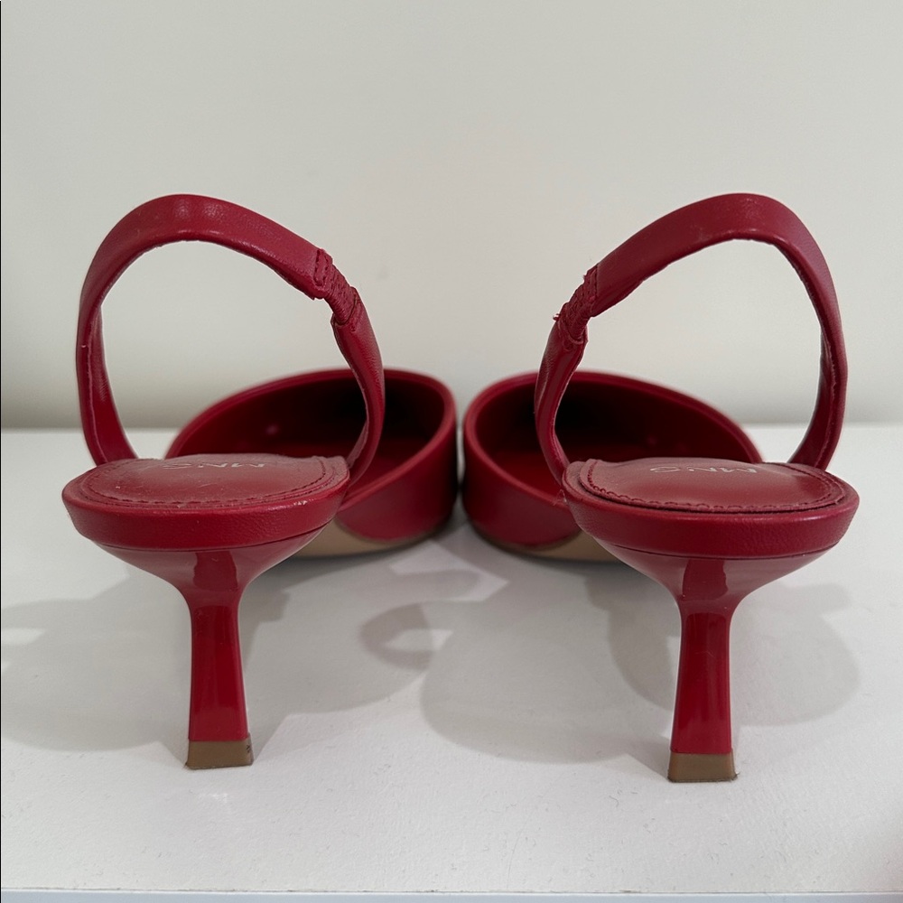 Mango Leather Slingback Heels - Picture 4 of 4